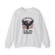 Salute To All Who Served Sweatshirt