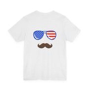 Patriotic Sunglasses & Mustache EMS Tee