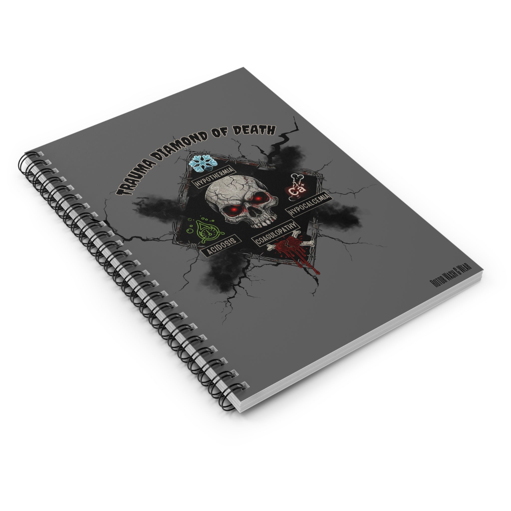 "Trauma Diamond of Death" Pocket Notebook