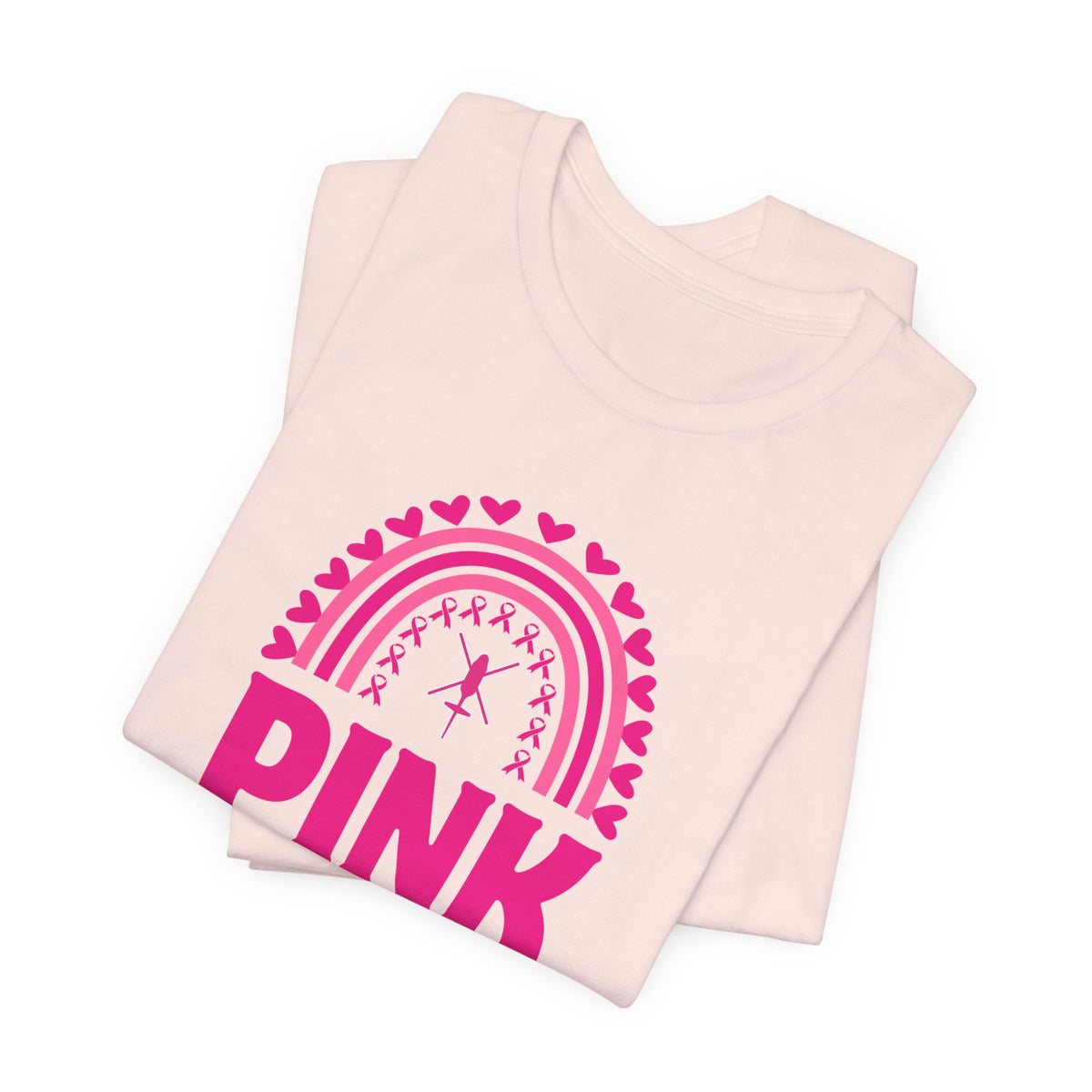 Pink October Breast Cancer Awareness Jersey Tee