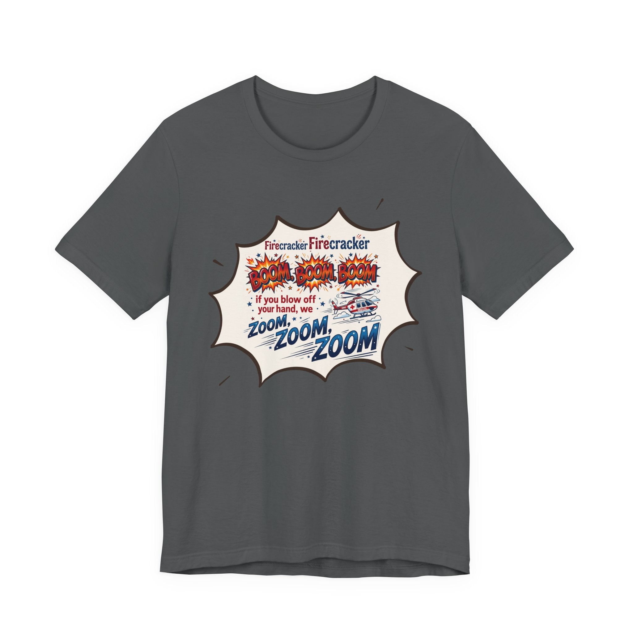 "Zoom Zoom Zoom" Comic Style EMS Tee