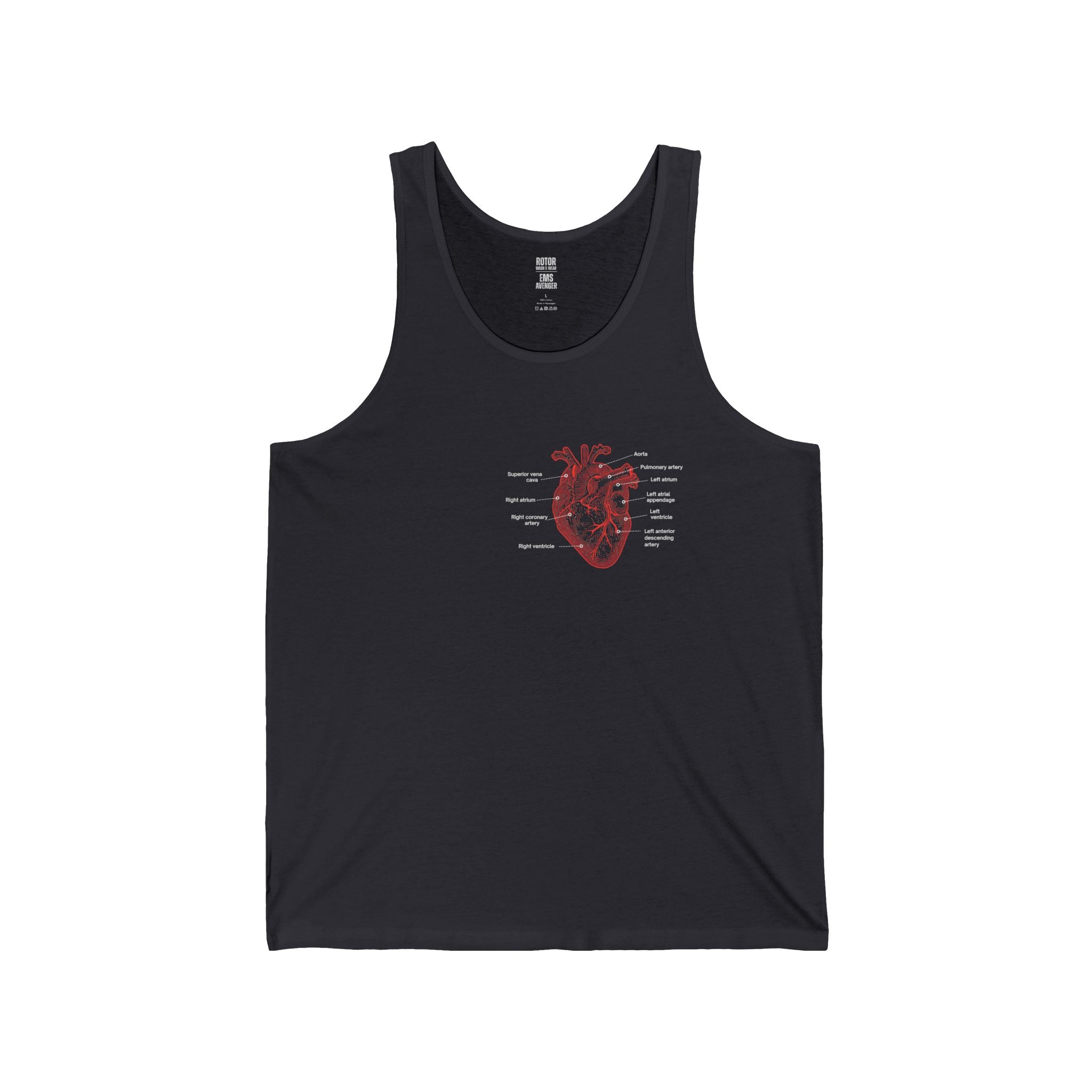 Anatomical Heart Unisex Tank