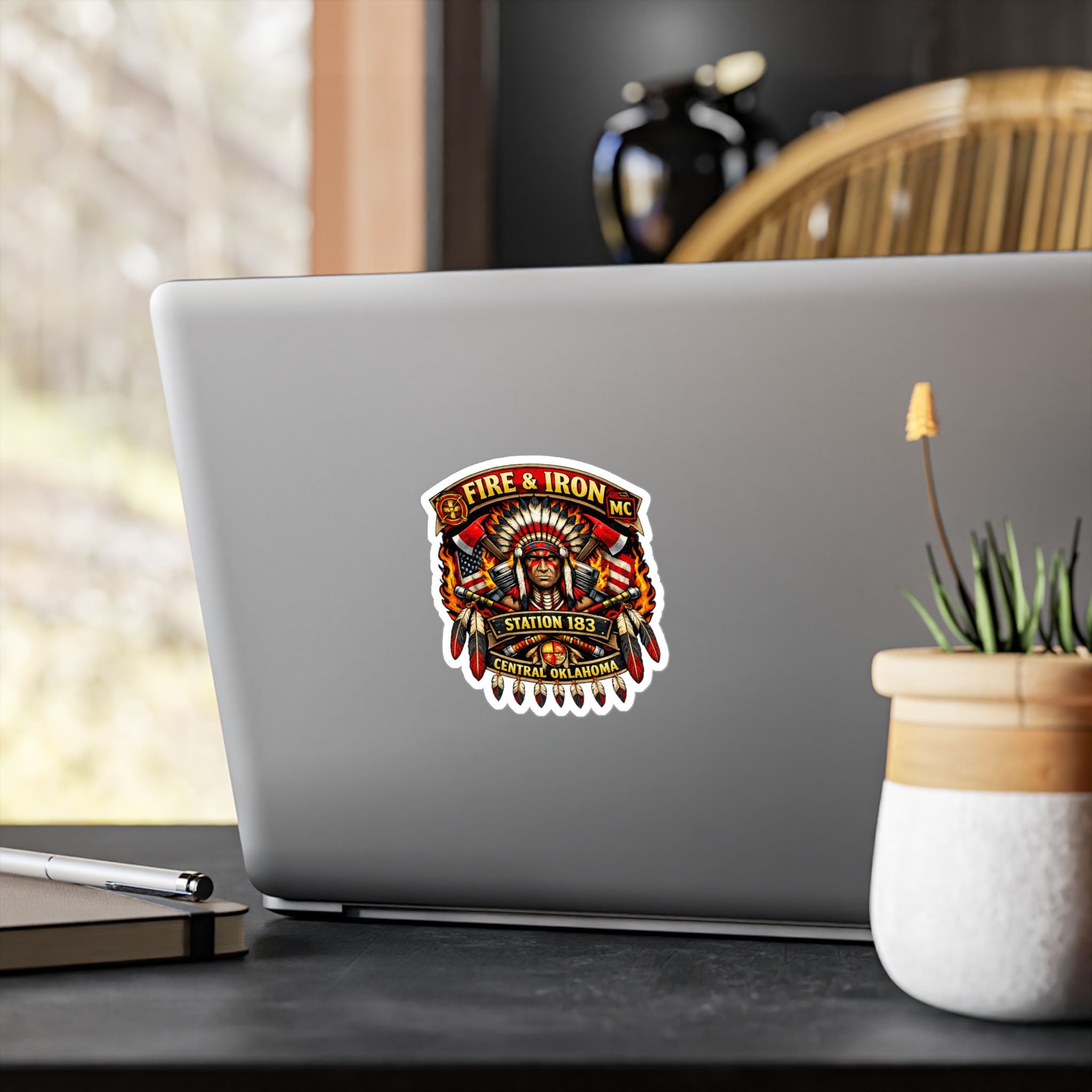 Fire & Iron MC Station 183 Decal Sticker