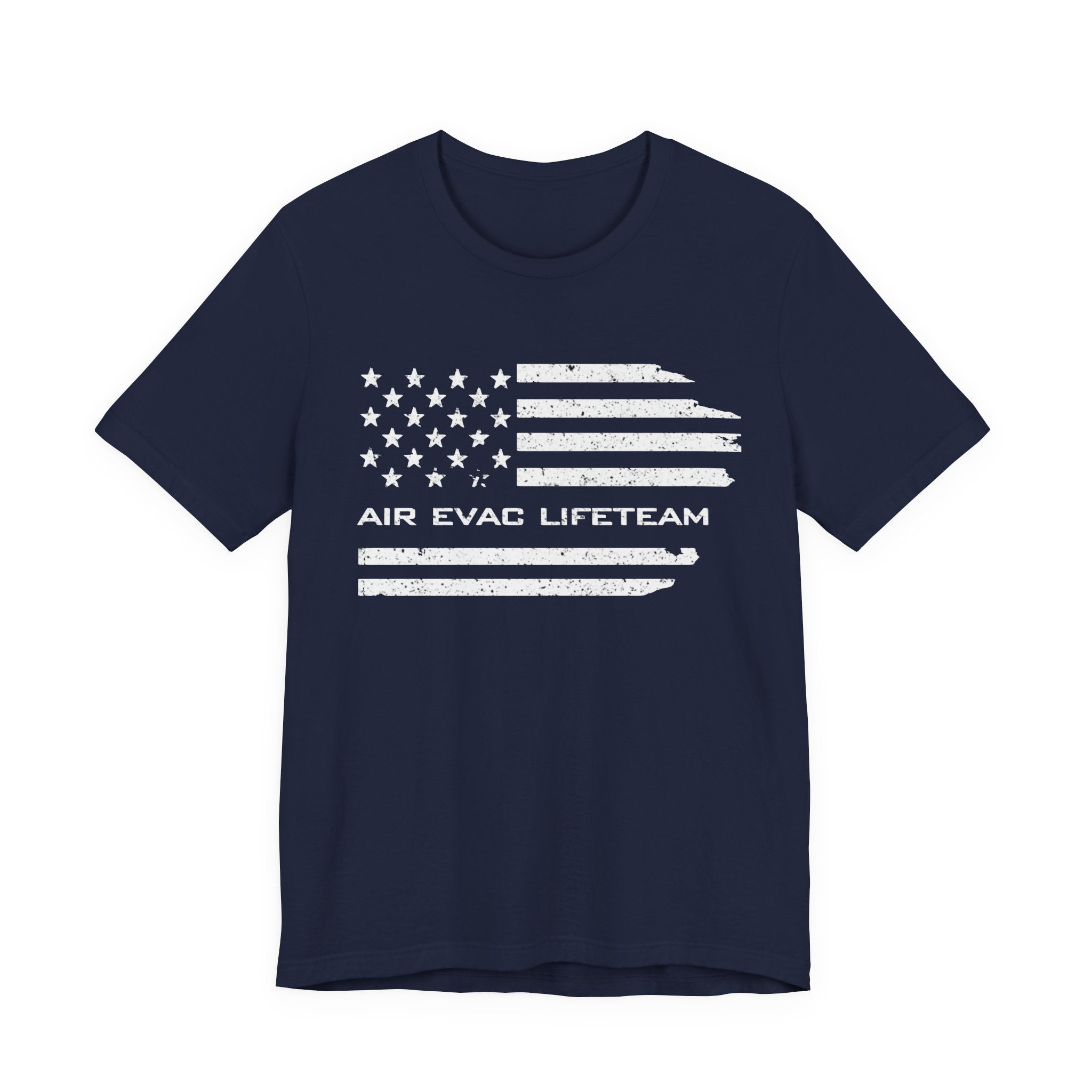 Air Evac Lifeteam Distressed Flag Jersey Tee