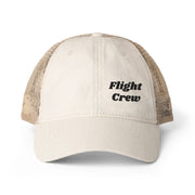 Women's "Flight Crew" Embroidered Trucker Hat