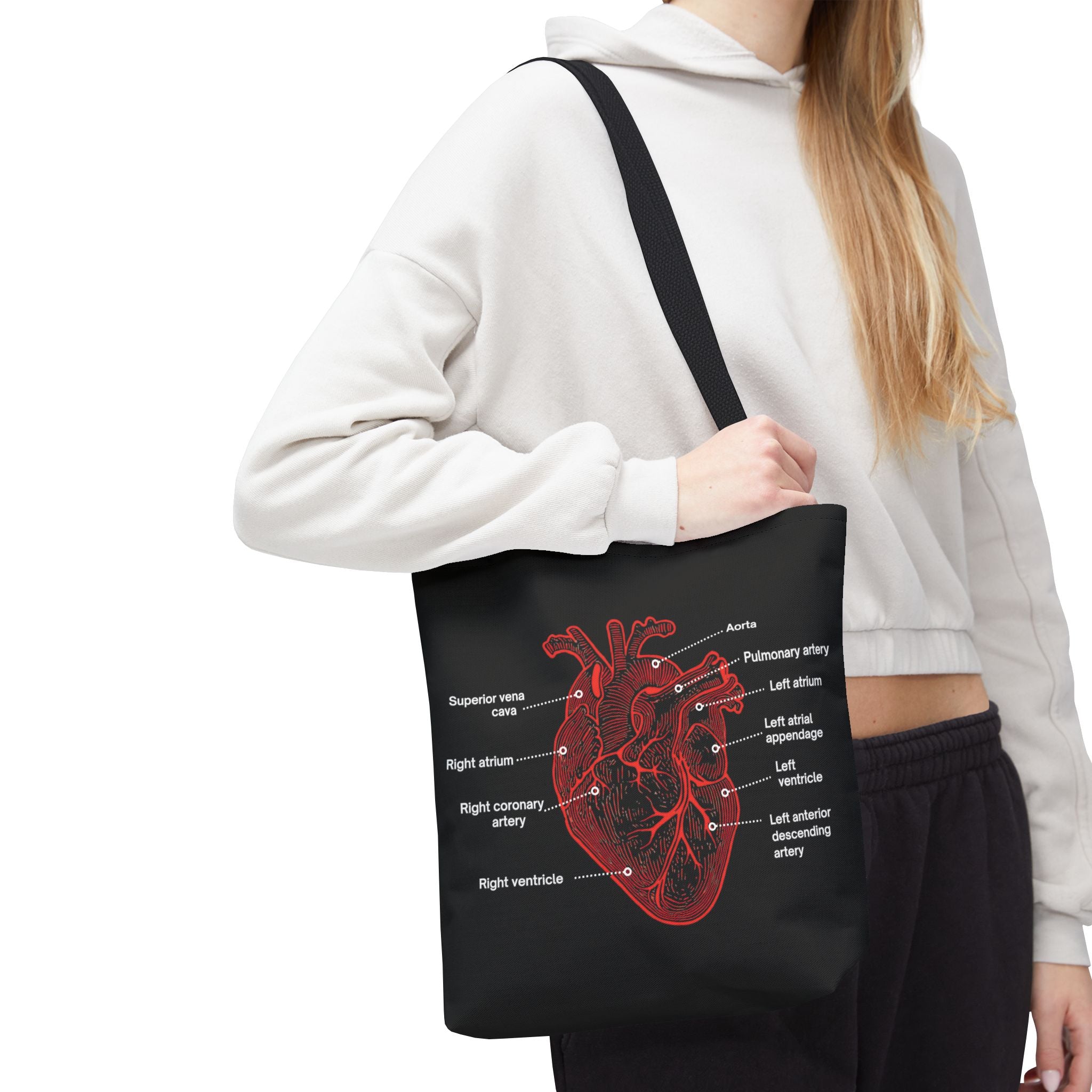 Rotor Wash & Wear x EMS Avenger Anatomical Heart Tote Bag