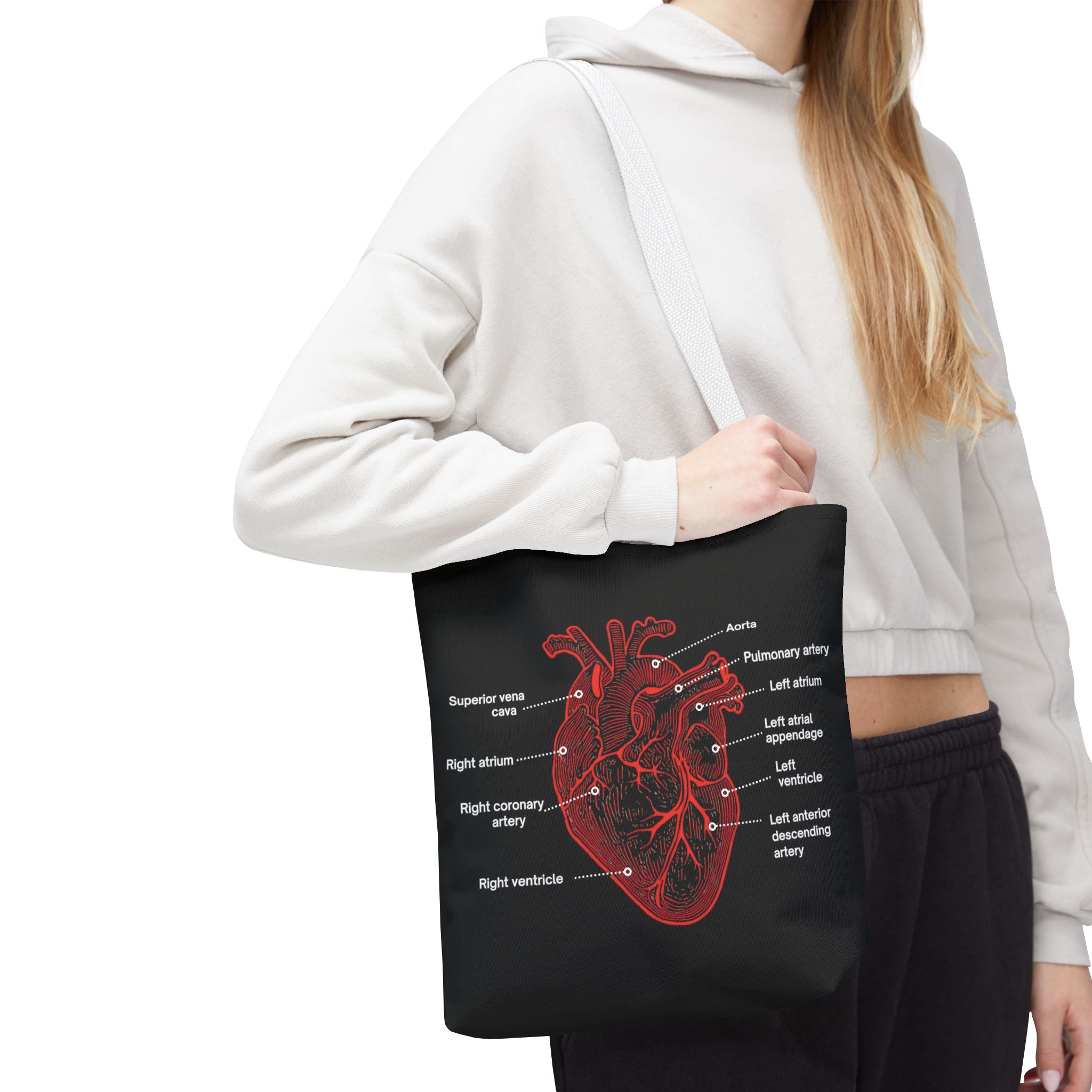 Rotor Wash & Wear x EMS Avenger Anatomical Heart Tote Bag