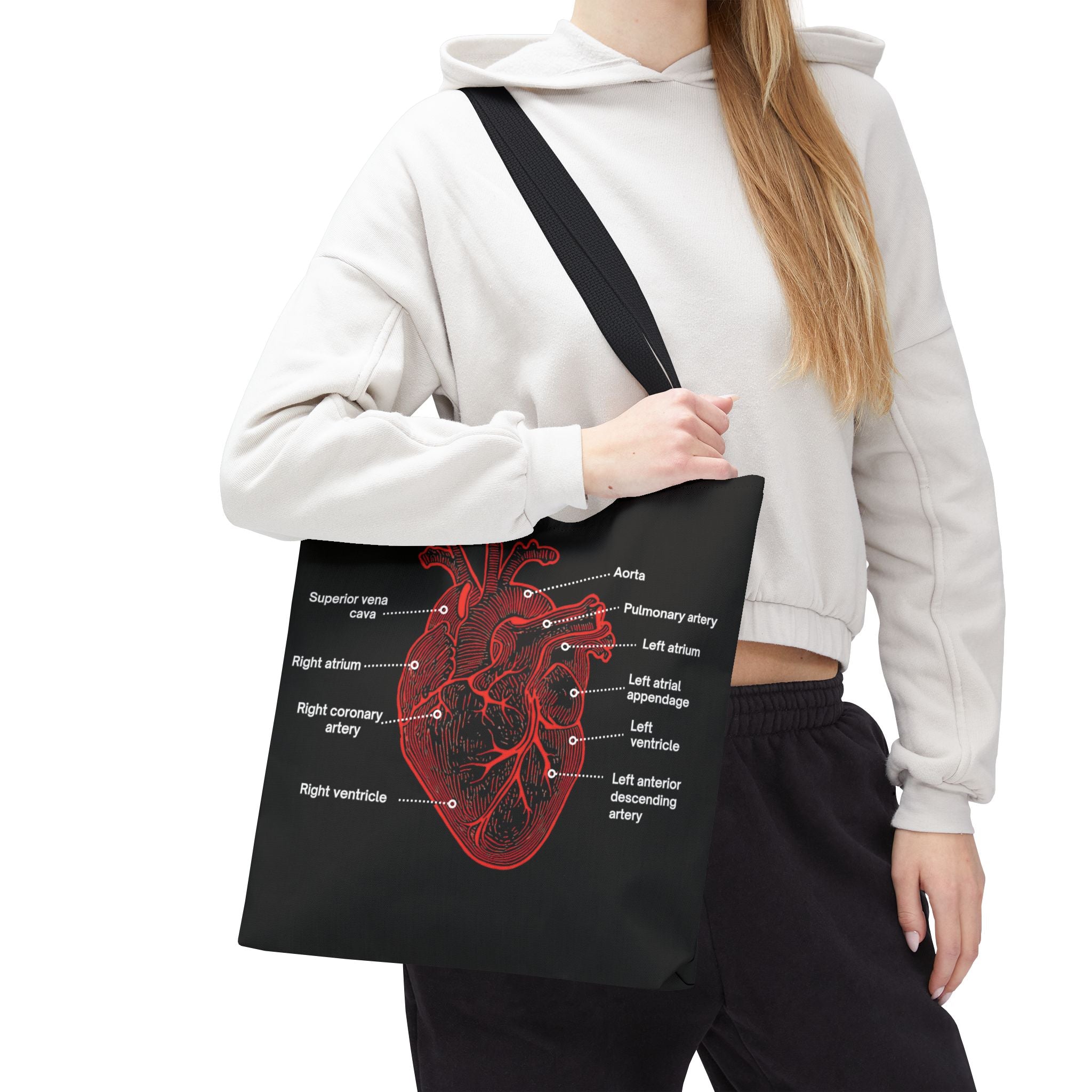 Rotor Wash & Wear x EMS Avenger Anatomical Heart Tote Bag
