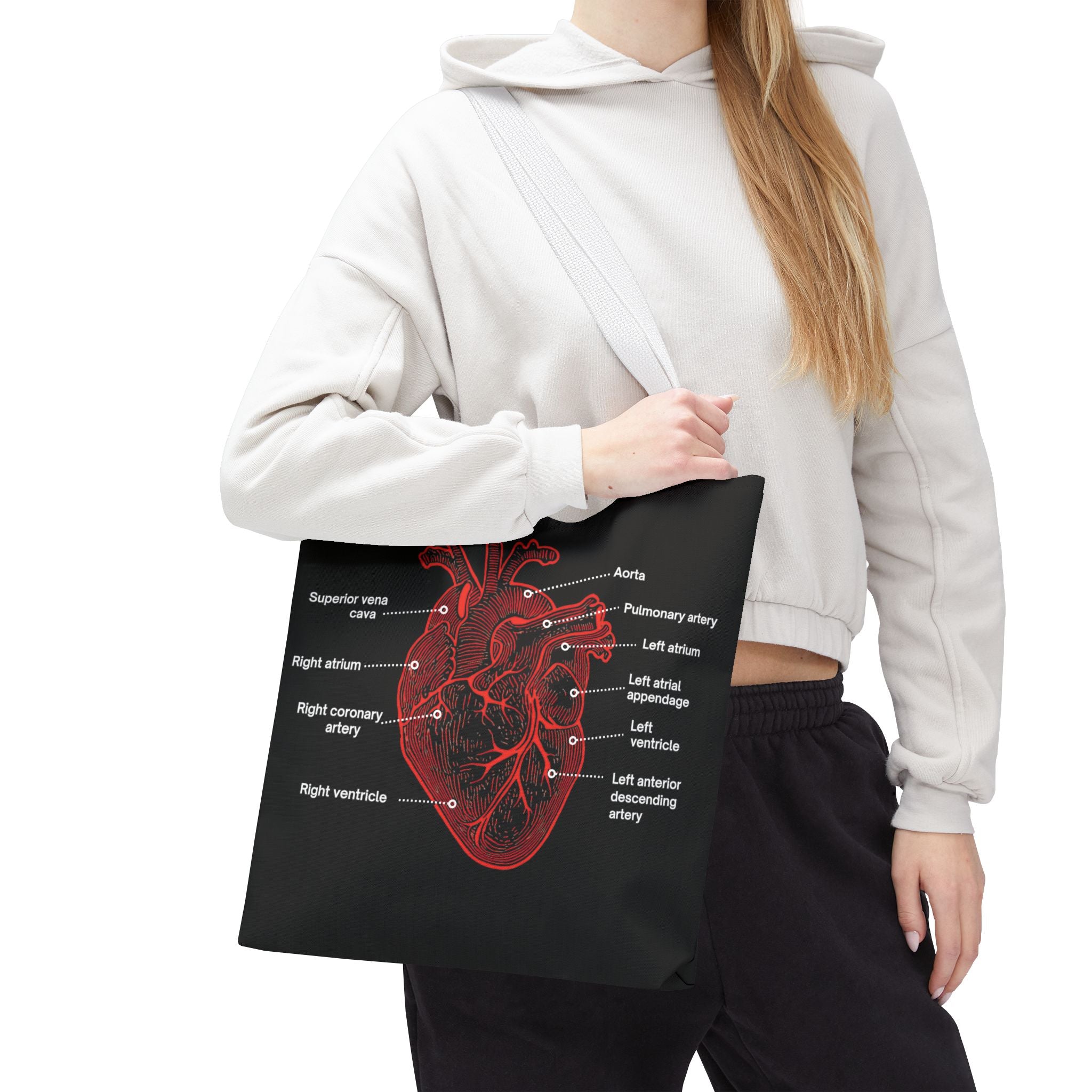Rotor Wash & Wear x EMS Avenger Anatomical Heart Tote Bag