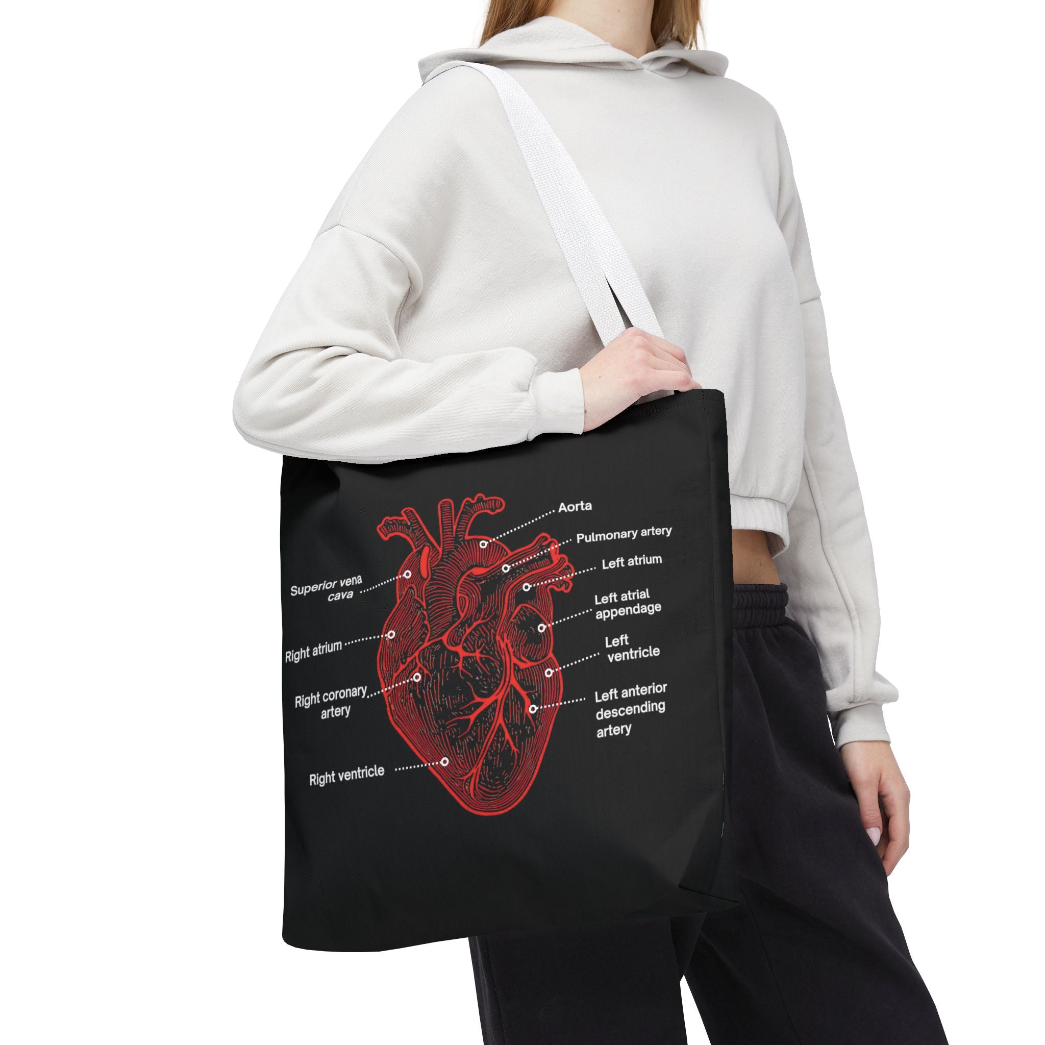 Rotor Wash & Wear x EMS Avenger Anatomical Heart Tote Bag