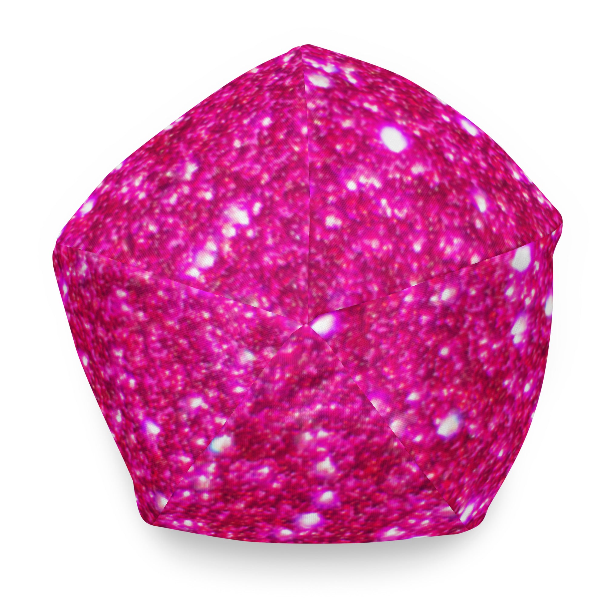 Pink glitter pattern beanie by Rotor Wash & Wear