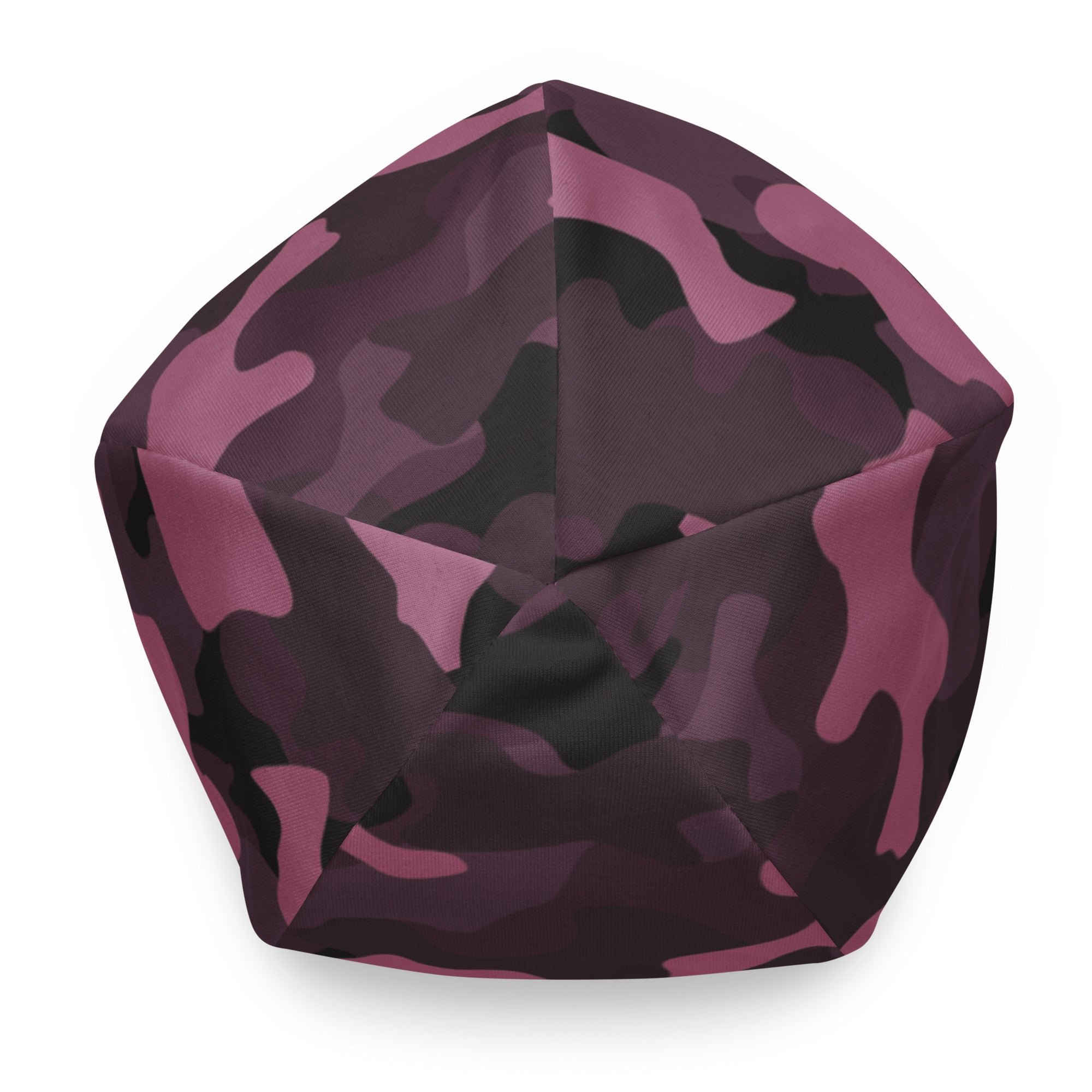 Pink camouflage beanie with Air Evac Lifeteam logo on a white background
