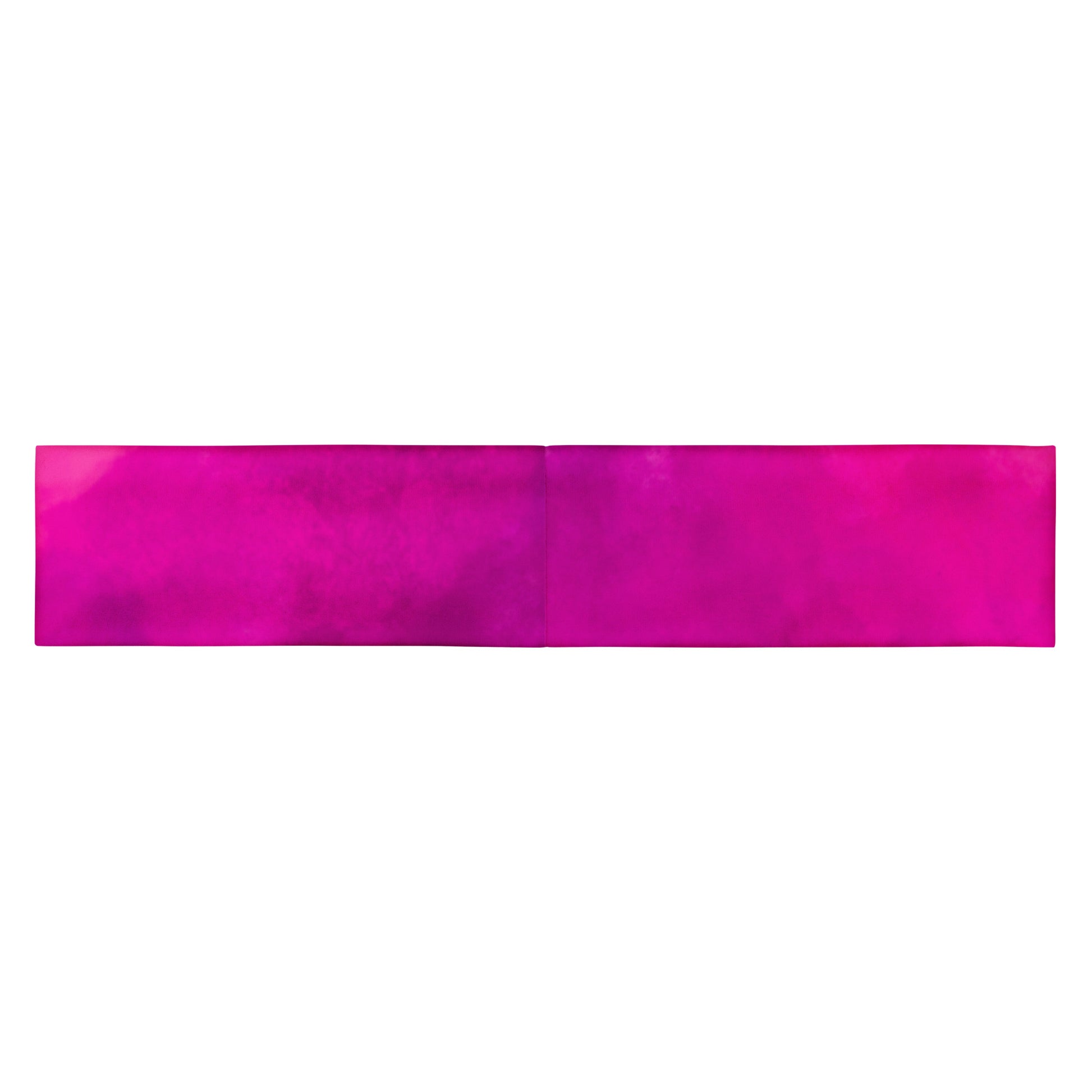 Hot pink head band with black text "flight nurse" by Rotor Wash & Wear