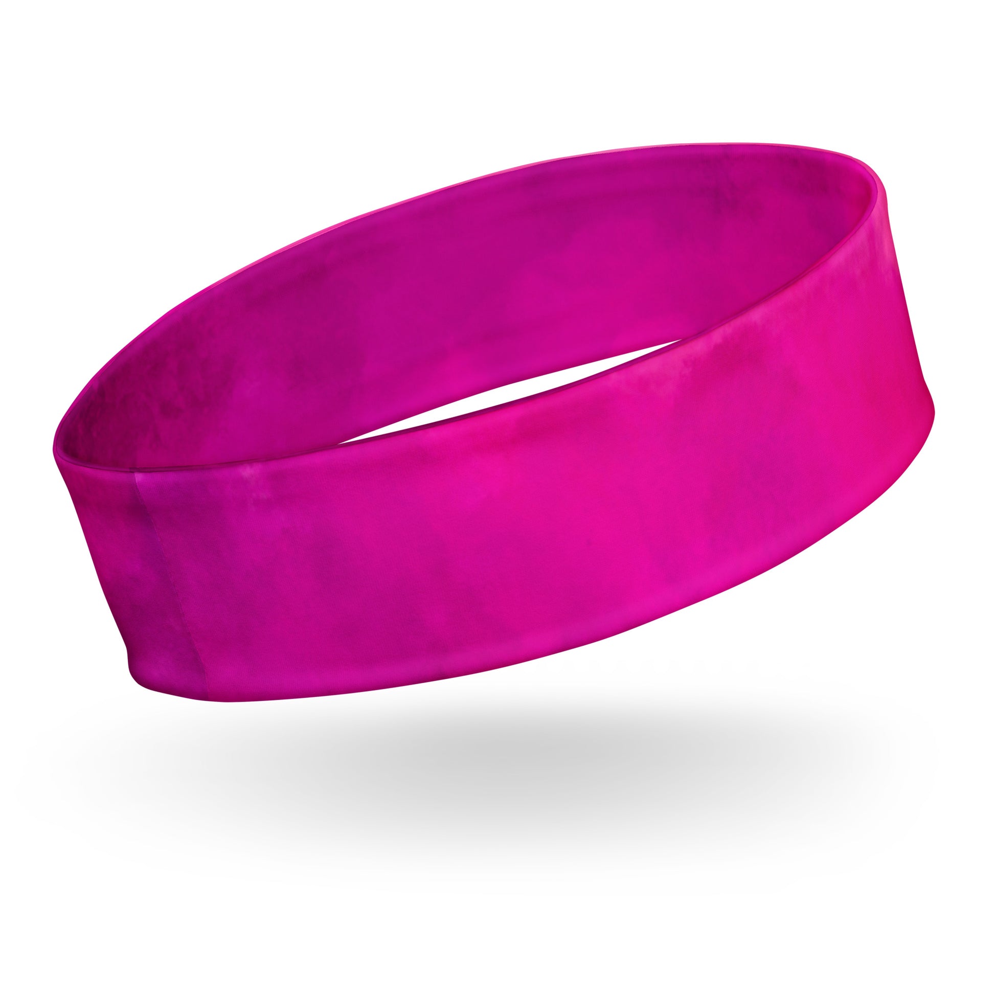 Hot pink head band with black text "flight nurse" by Rotor Wash & Wear