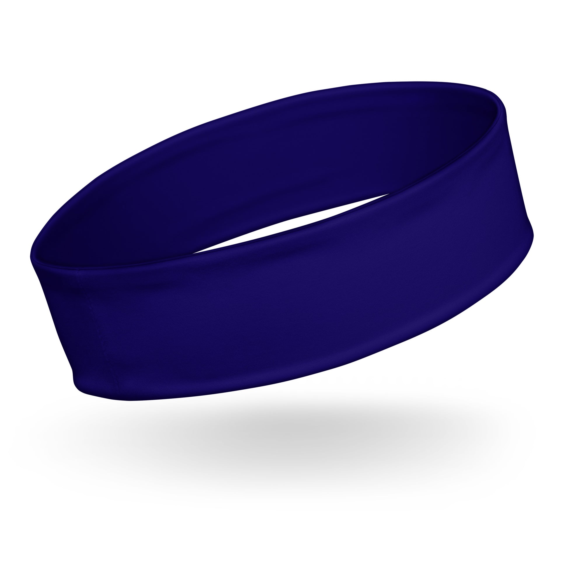 Dark blue headband with medical helicopter graphic and text "coming in hot" by Rotor Wash & Wear