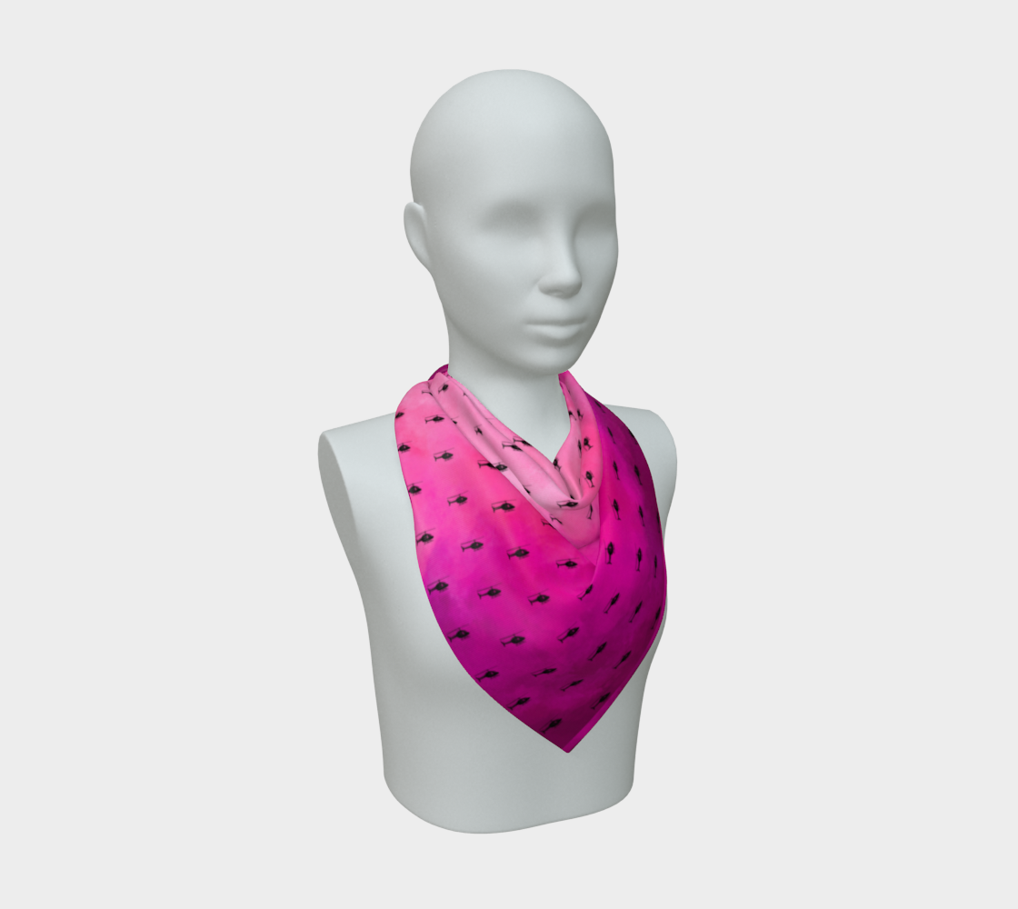 Pink Helicopter Bandana
