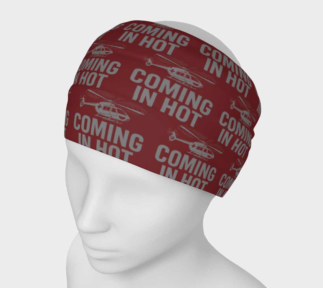 Red Coming in Hot Headband